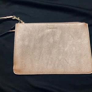 Calvin Klein Rose Gold/Pink Wristlet - Good Condition - 9 inches